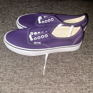 NWOT Purple Authentic Vans